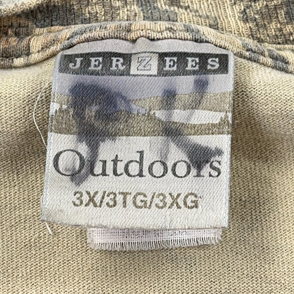 Vintage Trebark Camo Shirt Men 3XL Long Sleeve 90s Y2K USA Jerzees Faded Grunge - Picture 3 of 15